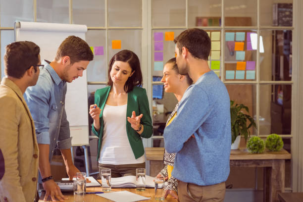 istock Business people during a meeting 813202686
