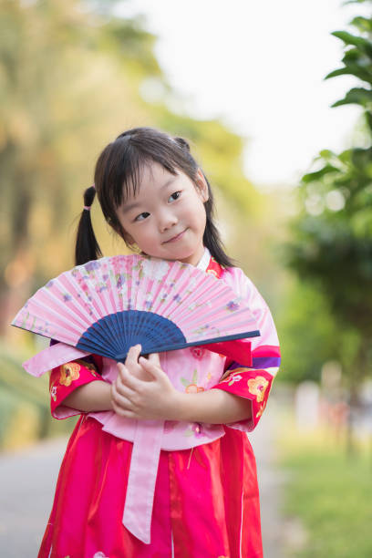 istock Korean child wearing a Traditional Hanbok 813225390