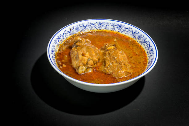 istock Thai massaman curry with chicken in a bowl 813232966