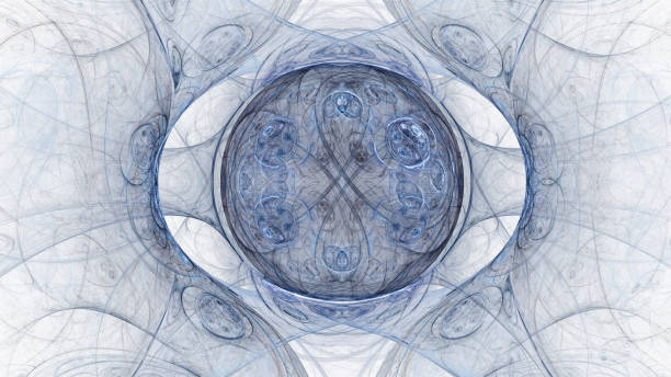 istock Colorful abstract fractal illustration 813236308