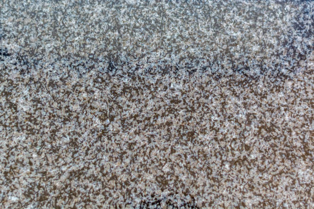 istock Smooth stone texture as a background as seen from above 813239412