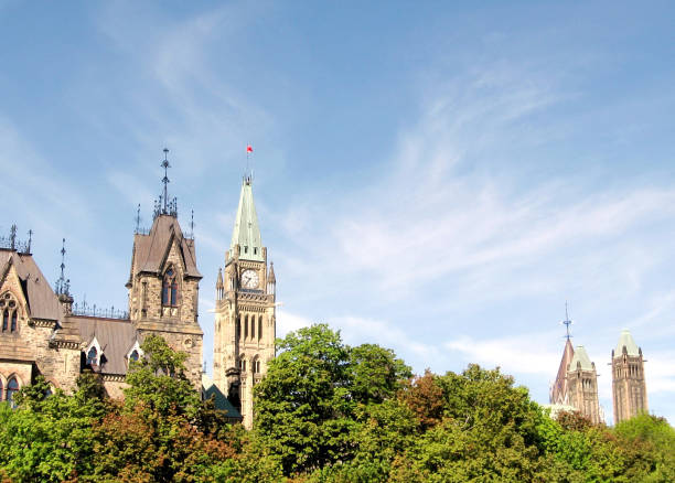 istock Ottawa the tree crown in front of Parliament 2008 813246736