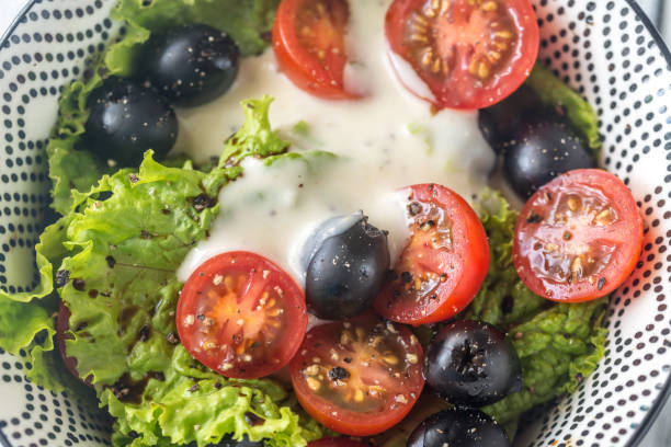istock Bowl of fresh salad 813249118