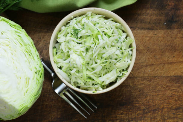 istock Cabbage Cole Slaw salad with dill 813253534