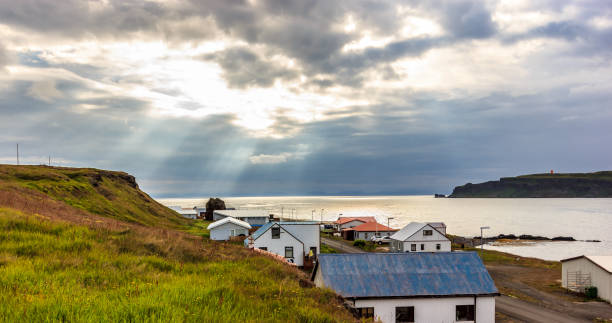 istock Beautiful Sunrise view at Drangsnes, Westfjords, Northwest Iceland 813253562