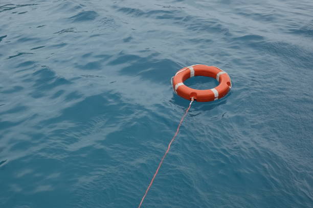 istock lifebelt at sea 813253780