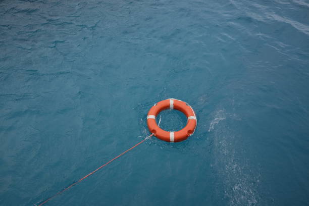 istock lifebelt at sea 813253790