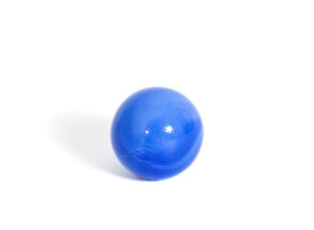 istock Blue ball isolated on a white background 813263654