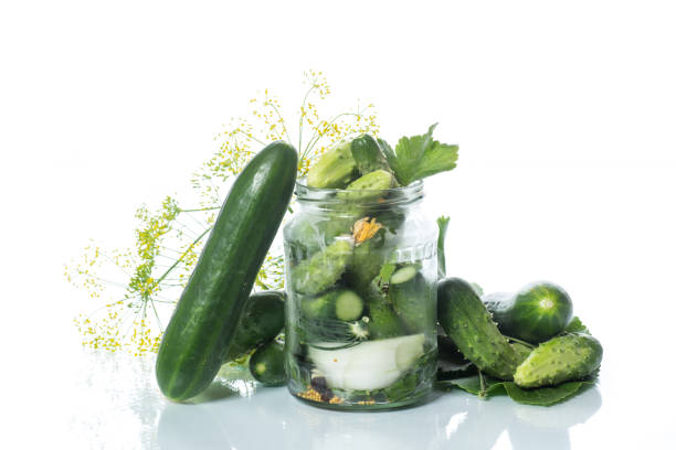 istock pickled cucumbers with herbs and spices 813279456