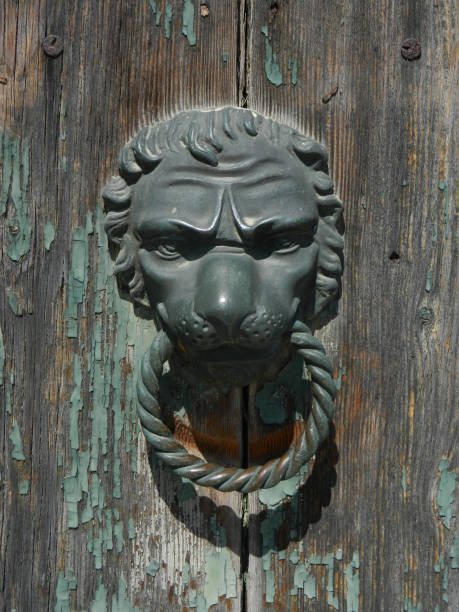 istock Lion Door Knob 813303140