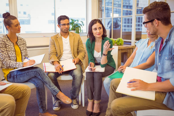 istock Creative business team in meeting 813311880