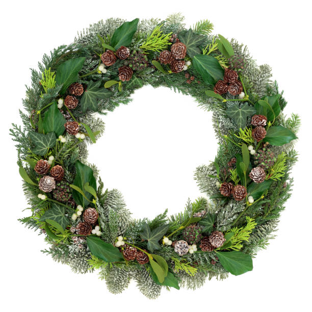 istock Winter and Christmas Wreath 813316476