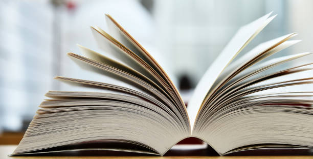 istock Books lying on the table in the public library 813321330