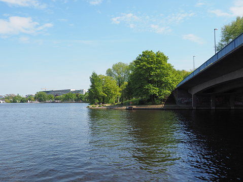 Outer Alster (Outer Alster lake) in Hamburg