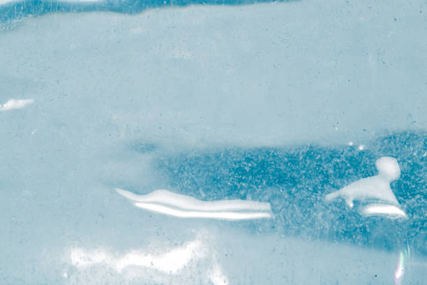 istock background of cold blue ice 813338352