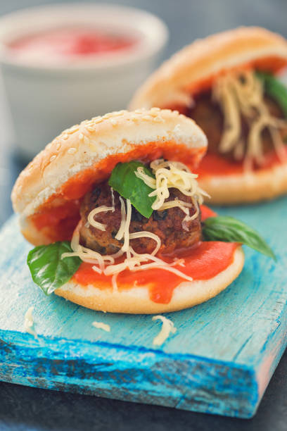istock Homemade Meatball Sandwich 813348754