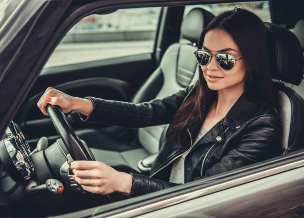 istock Girl in car 813362702