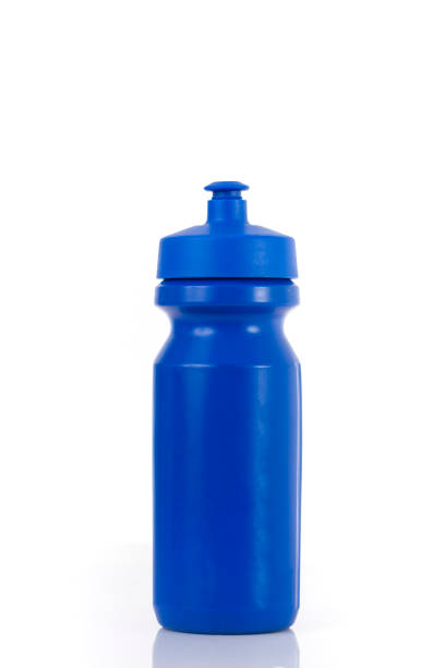 istock A blue sports drink water bottle isolated on a white background 813363246