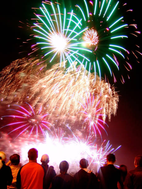 istock Colourful fireworks in Chelyabinsk, Russia 813366522