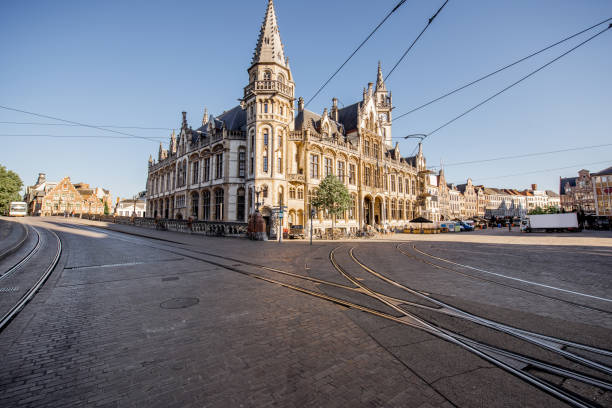 istock Gent city in Belgium 813372106