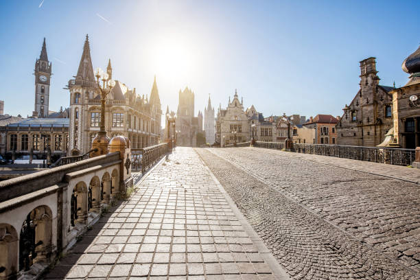 istock Gent city in Belgium 813372690