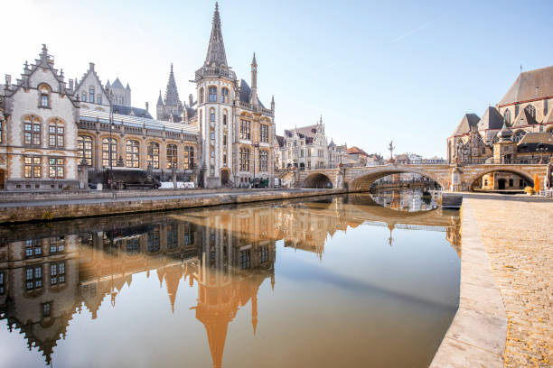 istock Gent city in Belgium 813372948