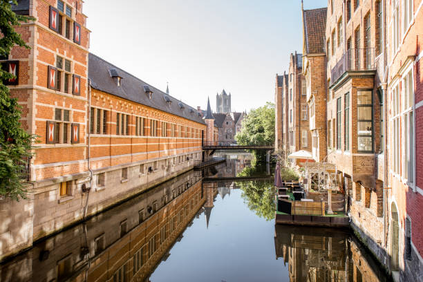 istock Gent city in Belgium 813375200