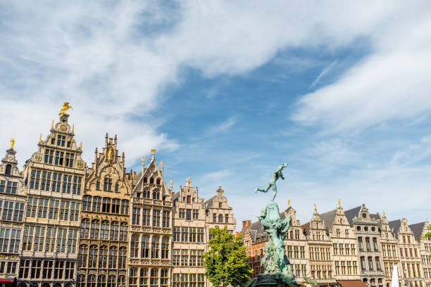 istock Antwerp city in Belgium 813375528