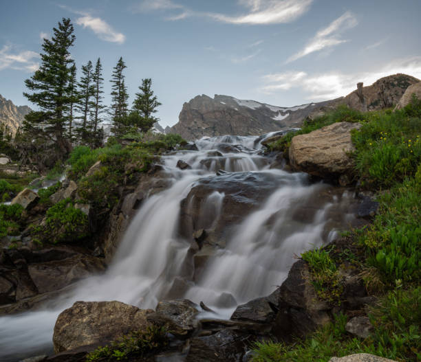 istock Waterfall Near Lake Isabelle - Colorado 813378210