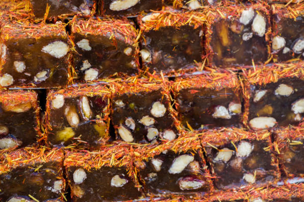 istock Traditional turkish delight rahat lokum 813402026