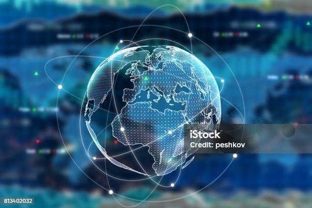 Internation Business Concept Stock Photo - Download Image Now - Global Business, Global Communications, Global