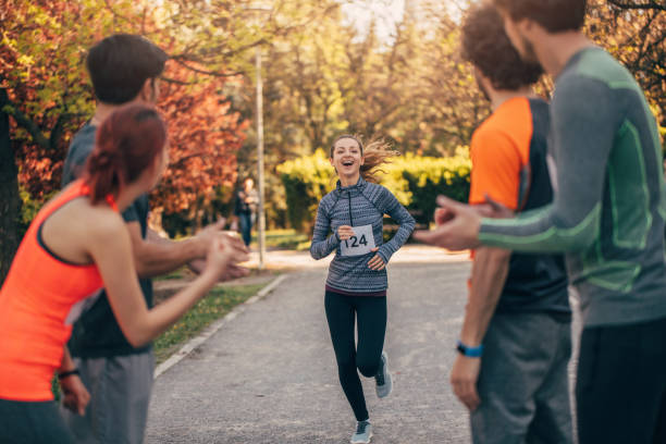 Cheering For Running Racers 920+ Marathon Cheering Stock Photos, Pictures & Royalty-Free Images ...