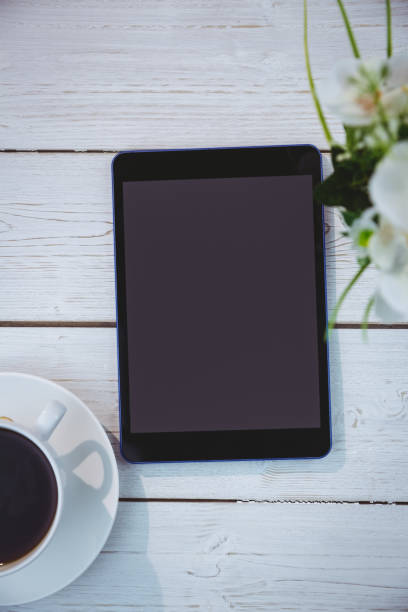 istock Overhead shot of tablet 813416640