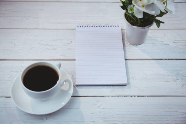 istock Overhead shot of notepad 813418844