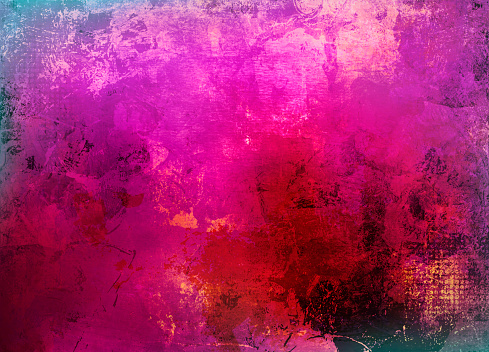 grungy background in different red, pink and purple shades and textures