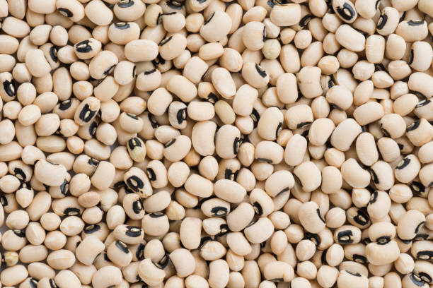 istock White bean or black eye peas background 813442044