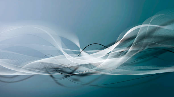 istock white and contrasted dark motion lines on light blue gray background 813444482