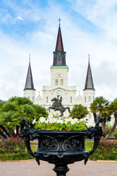 istock Saint Louis Cathedral as Viewed From Jackson Square 813460774