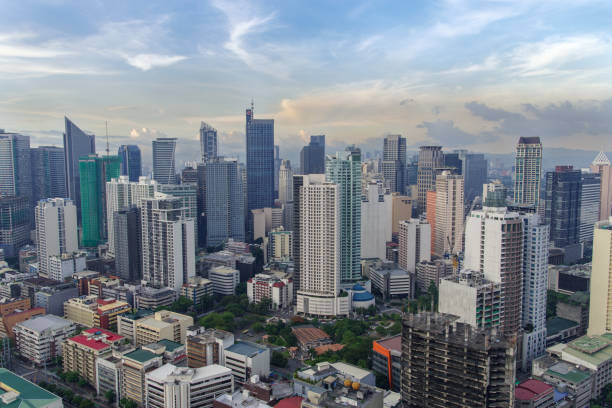 istock sunset in metro manila , philippines 813480822