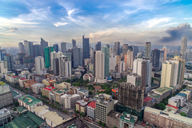 istock sunset in metro manila , philippines 813481150