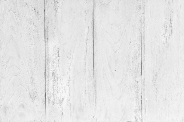 istock Abstract rustic surface white wood table texture background. Close up of rustic wall made of white wood table planks texture. Rustic white wood table texture background empty template for your design. 813485576