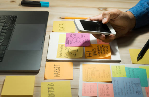 istock Businessman working with smartphone.business technology 813577788