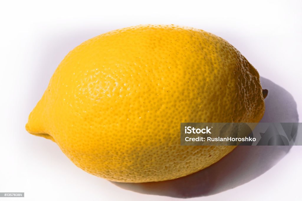Lemon Eating Stock Photo
