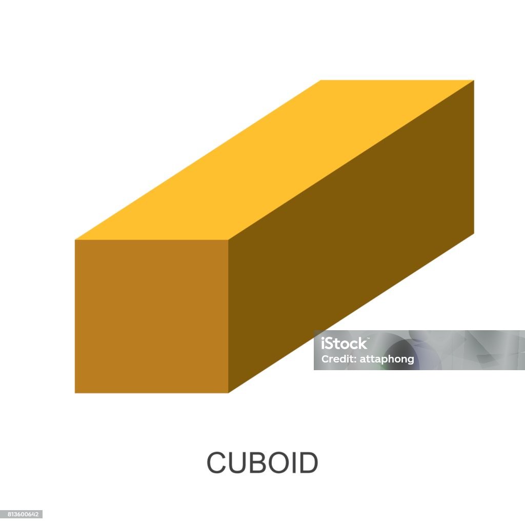 Cuboidal Shape Tech 3d Shapecuboid Vector Stock Illustration - Download Image Now - Cone ...