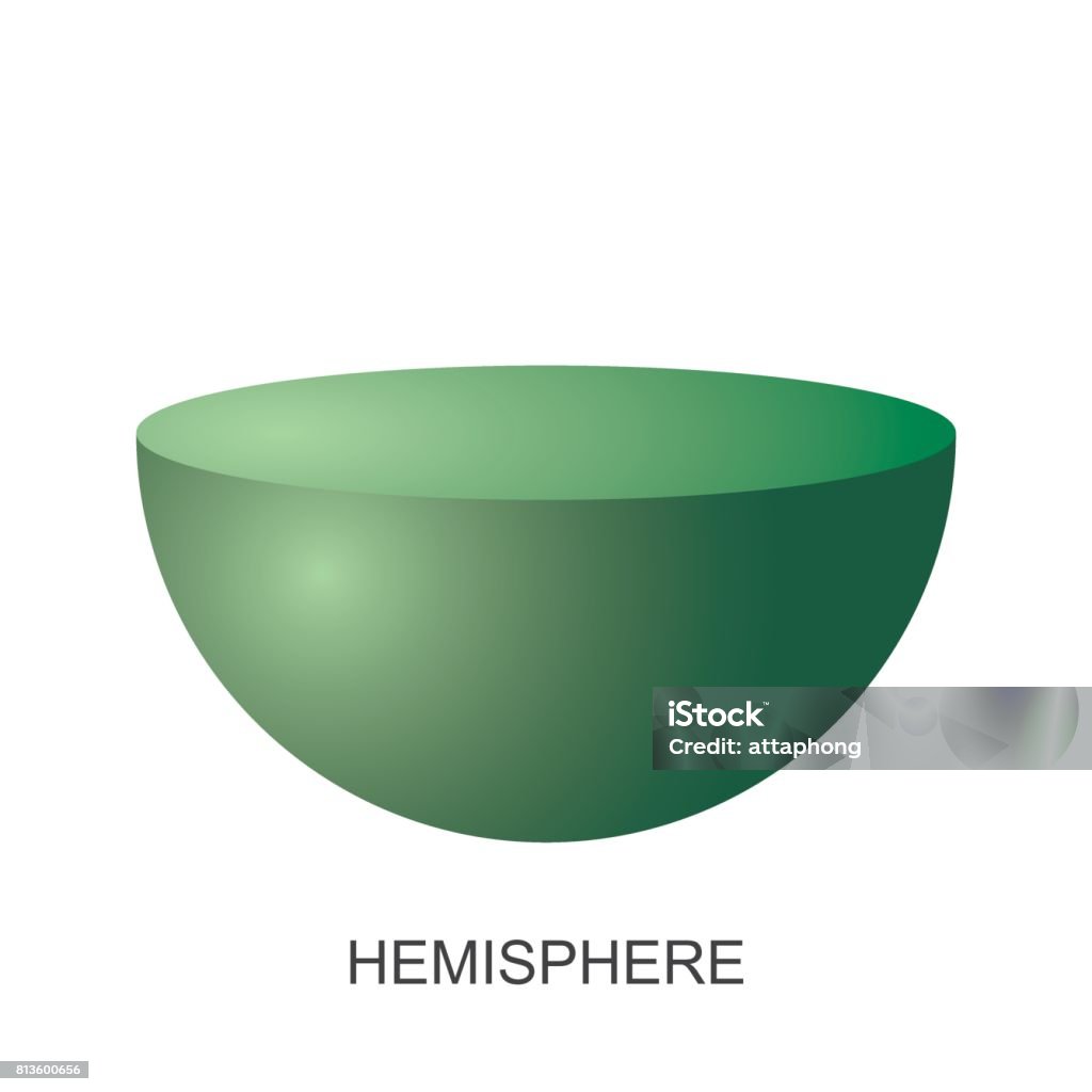 Demisphere Shape Container Hemisphere Shape 3d