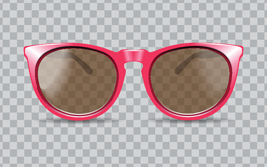 sun glasses vector illustration 3D realistic