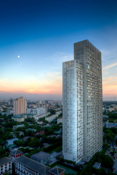 istock Luxury Accomodation block in Bangkok 813612764