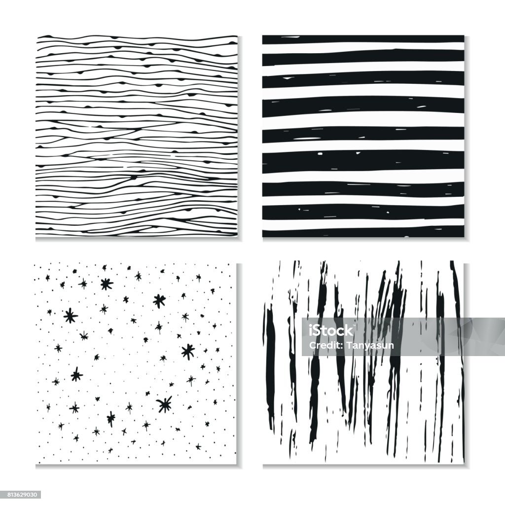 Texture Ink Drawing Ink Hand Drawn Textures Stock Illustration - Download Image Now - Arts ...