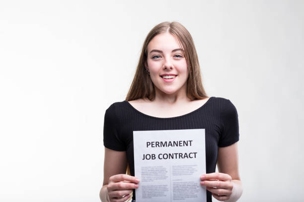 istock Smiling successful happy young job applicant 813639568