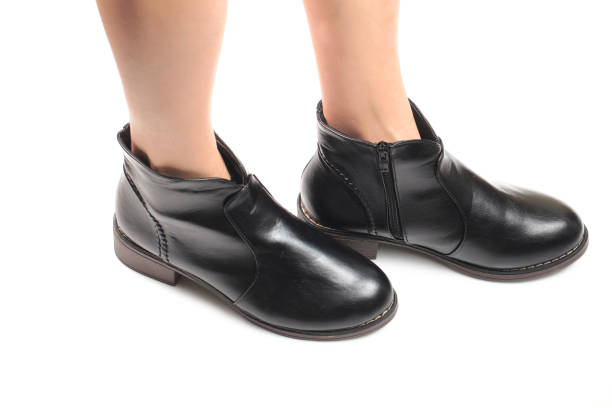 istock New women's black shoes 813641312